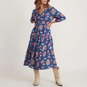 Marine layer willow Blue Maxi Dress